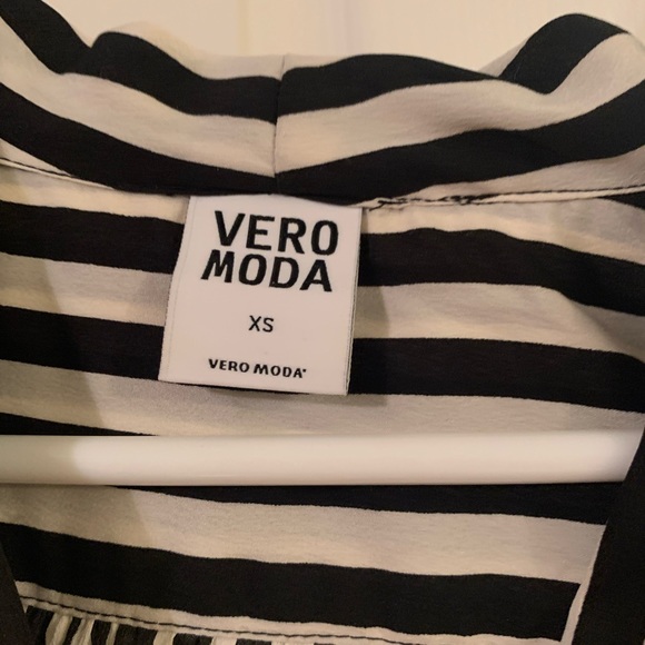 Vero Moda Pocket Stripe American Blouse - Picture 6 of 7